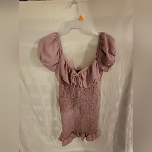 LOVE TREE Mauve Colored Bodycon Mini Dress - Women's M